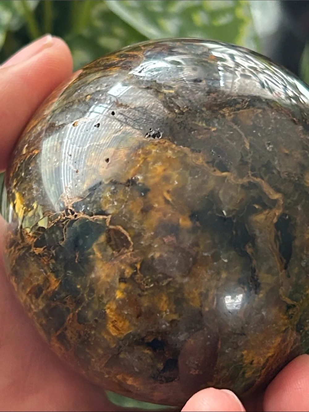 💎 Polished Pietersite Crystal Sphere 64mm